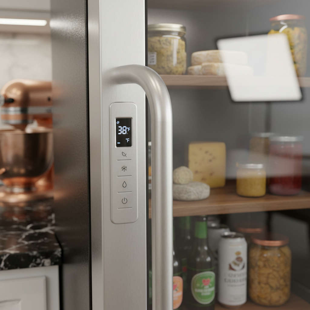 best commercial refrigerators detail view close-up