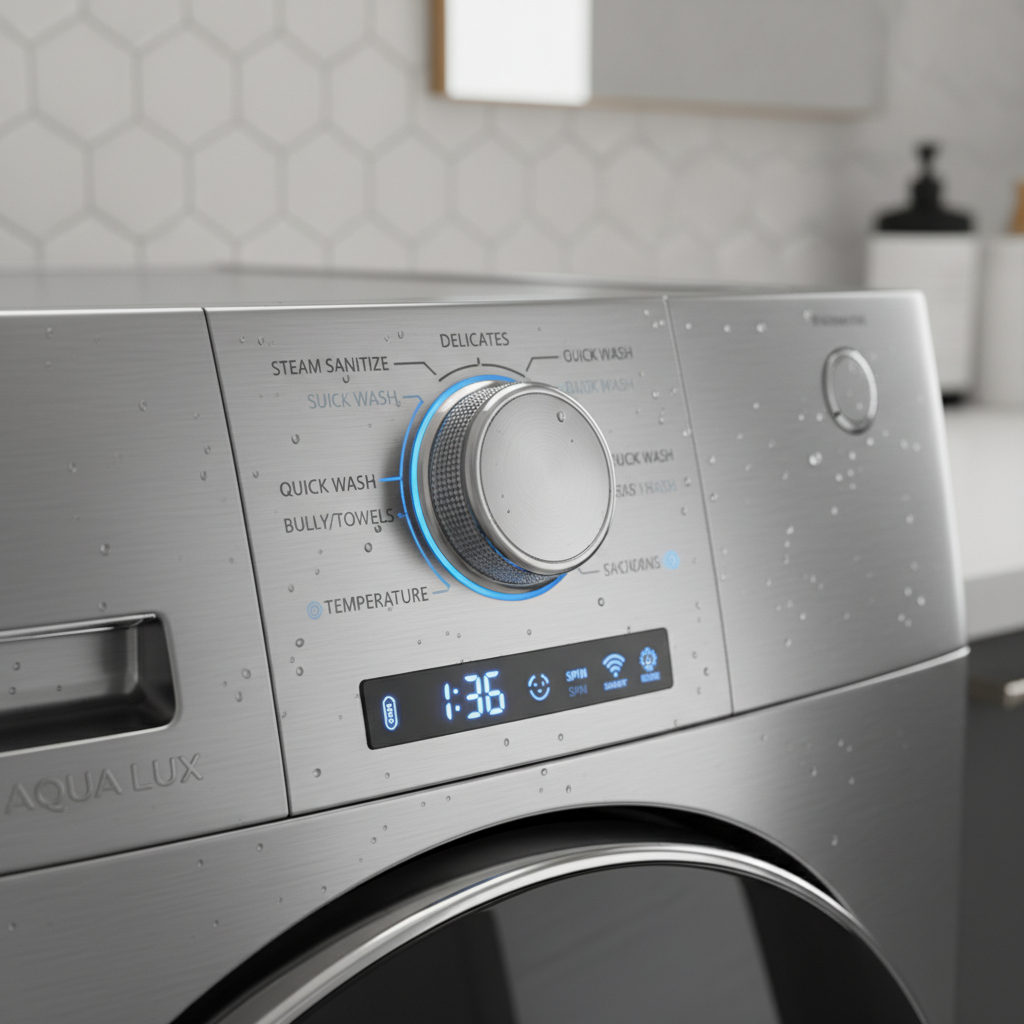 top rated washing machines detail view close-up