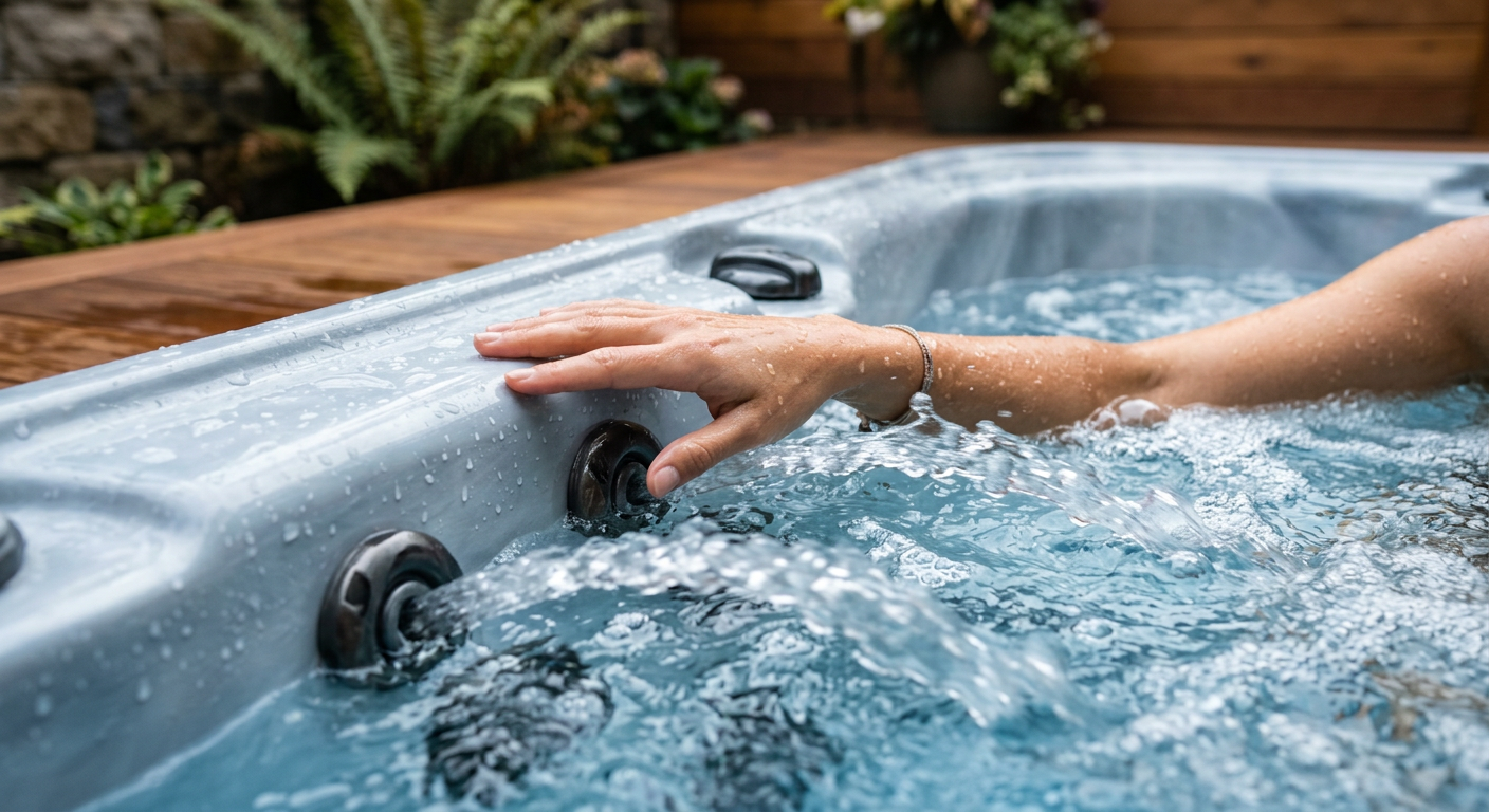 hydrotherapy benefits at home detail view close-up
