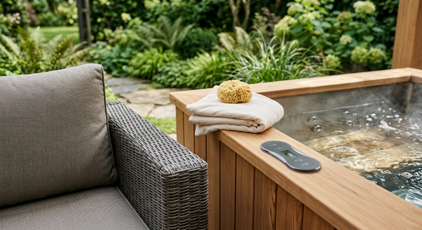 modern garden furniture sets detail view close-up