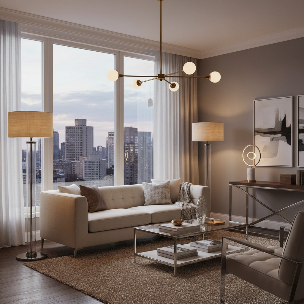 affordable luxury lighting lifestyle photo