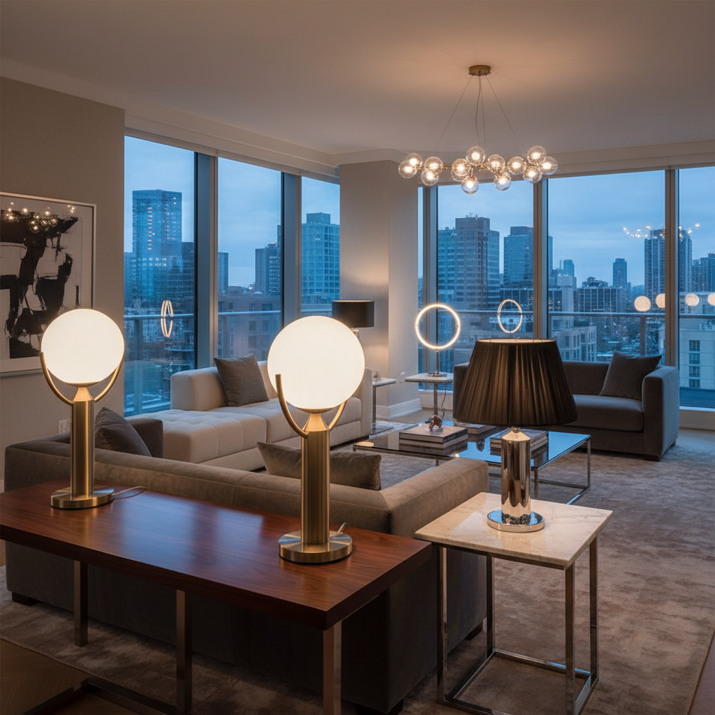 buy designer table lamps lifestyle photo