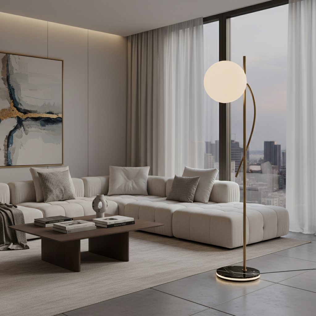 contemporary floor lamps designer lifestyle photo
