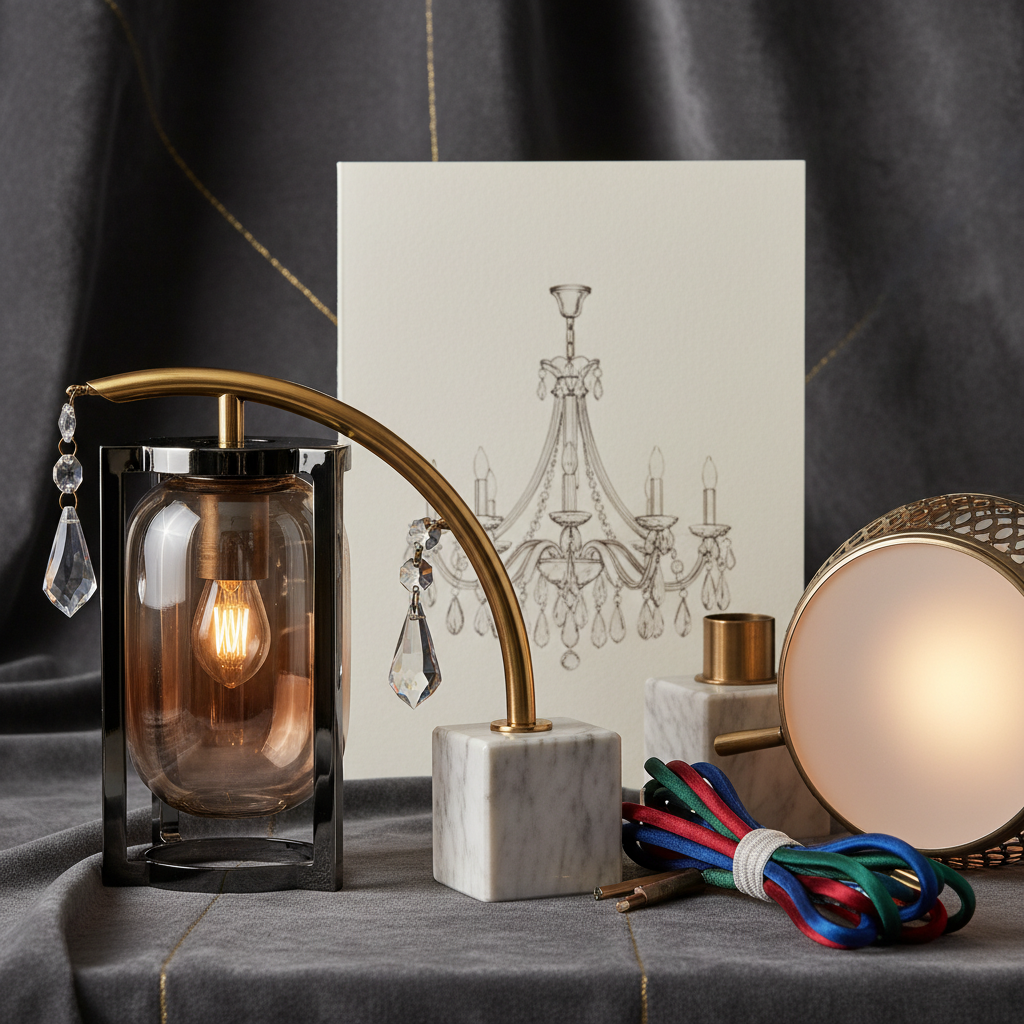 what are the top luxury lighting companies detail view close-up