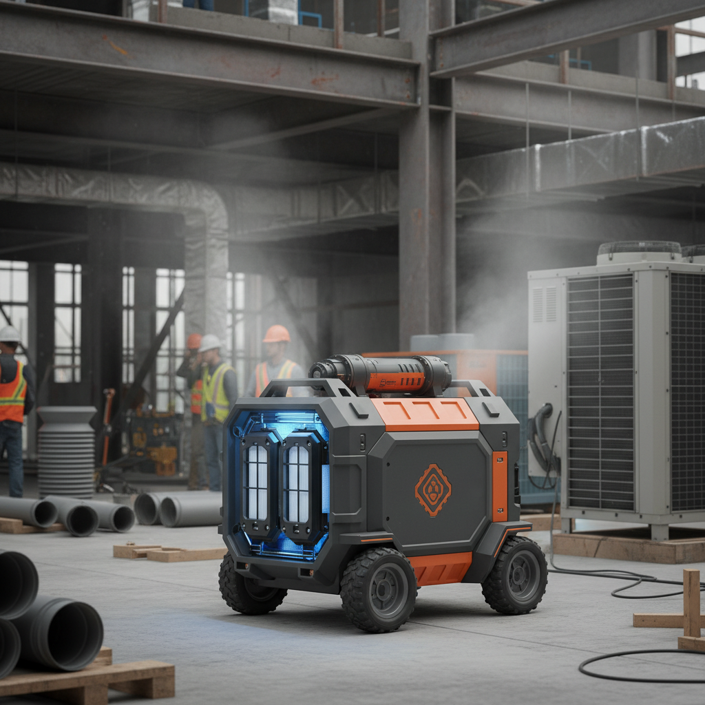 best air purifier for construction sites lifestyle photo