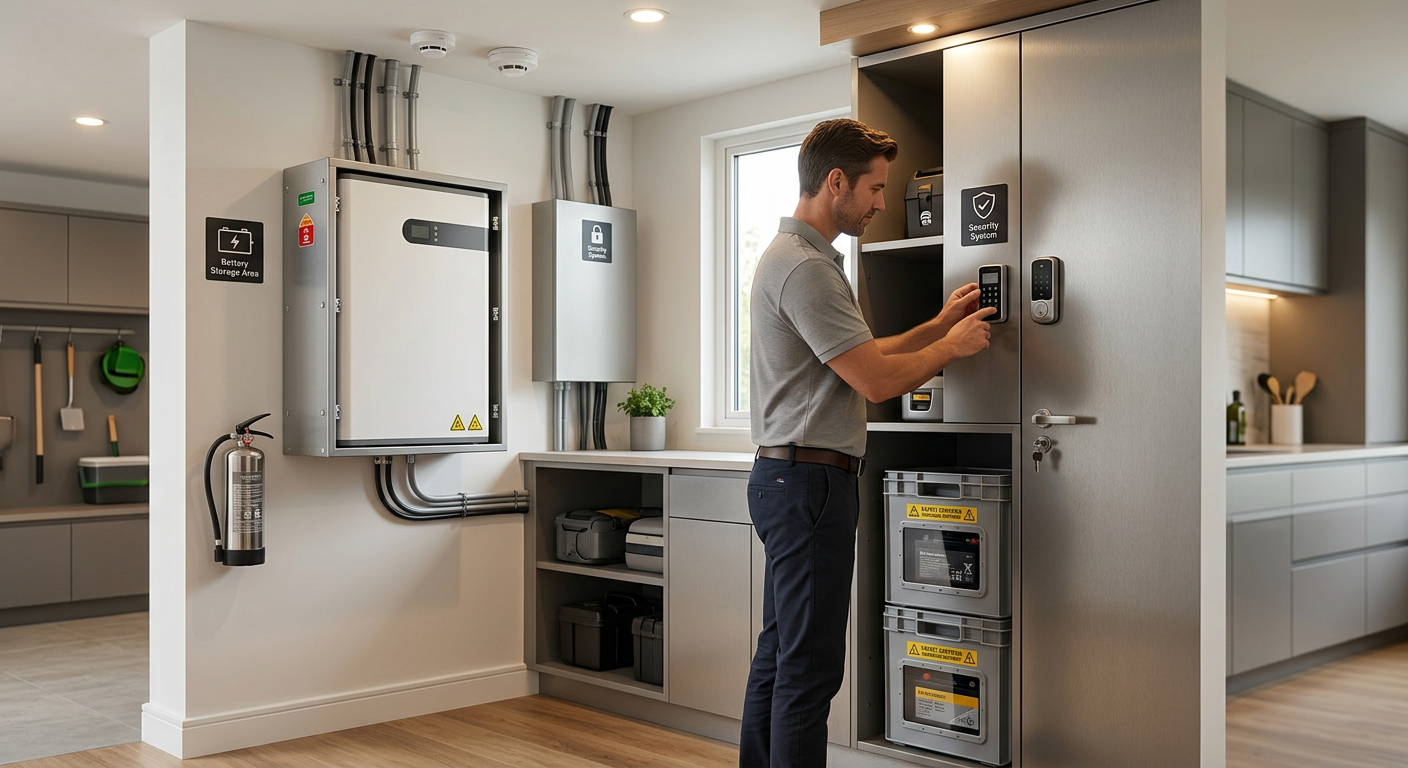 battery storage safety solutions lifestyle photo