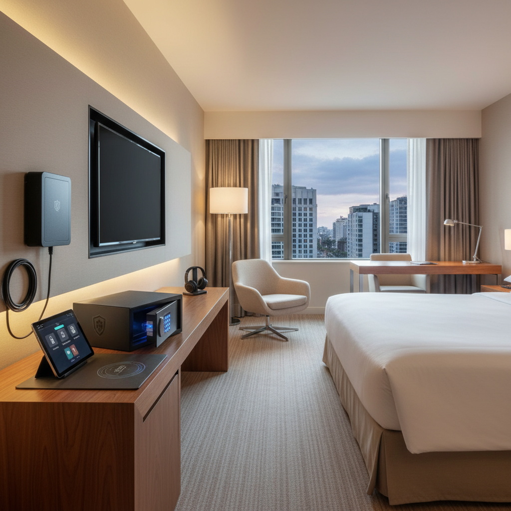 hotel room safes lifestyle photo