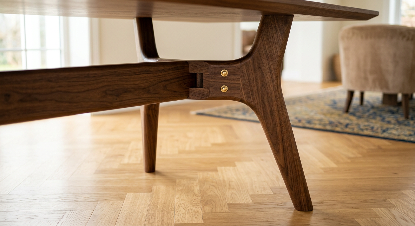 leg set bridge furniture detail view close-up