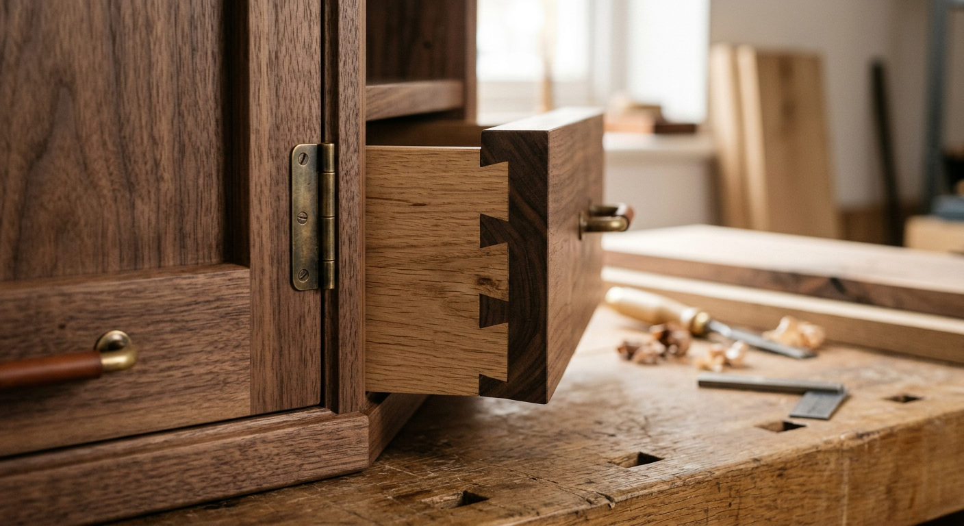 bespoke furniture London detail view close-up